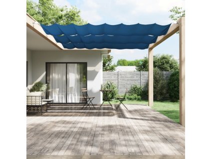 Vertikální markýza modrá 140 x 1 000 cm oxfordská látka