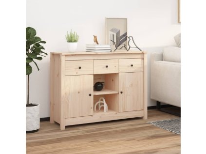 Příborník 100 x 35 x 74,5 cm masivní borové dřevo