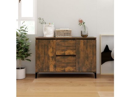 Příborník kouřový dub 102 x 35 x 70 cm kompozitní dřevo