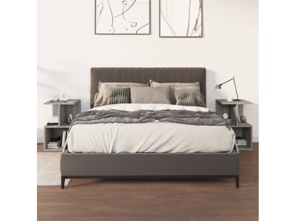 Noční stolky 2 ks šedé sonoma 35 x 35 x 55 cm kompozitní dřevo