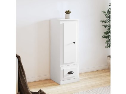 Skříň highboard bílá 36 x 35,5 x 103,5 kompozitní dřevo