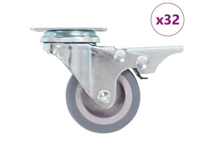 32 ks otočná kolečka 50 mm