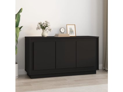 Příborník černý 102 x 35 x 55 cm kompozitní dřevo