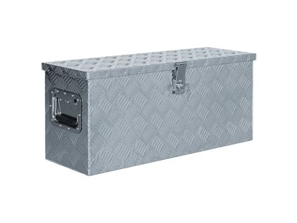 Hliníkový box 76,5 x 26,5 x 33 cm stříbrný