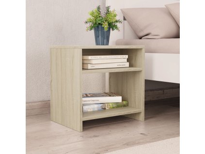 Noční stolek dub sonoma 40 x 30 x 40 cm kompozitní dřevo