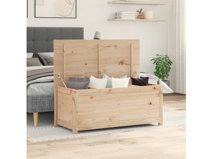Úložný box 110x50x45,5 cm masivní borové dřevo