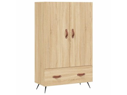 Skříň highboard dub sonoma 69,5 x 31 x 115 cm kompozitní dřevo