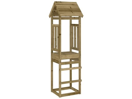 Hrací věž 52,5 x 46,5 x 206,5 cm impregnované borové dřevo