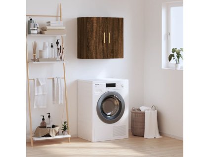 Nástěnná skříňka hnědý dub 60 x 31 x 60 cm kompozitní dřevo