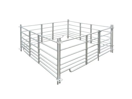 Ohrada pro ovce 183 x 183 x 92 cm, 4 panely z pozinkované oceli