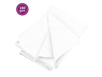Plachta 180 g/m² 3 x 3 m bílá HDPE 151578