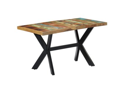 Jídelní stůl 140 x 70 x 75 cm masivní recyklované dřevo