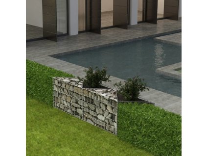 Gabionový koš pozinkovaná ocel 120 x 30 x 50 cm