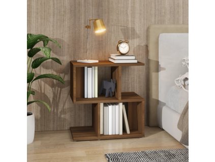 Noční stolek hnědý dub 50 x 30 x 51,5 cm kompozitní dřevo