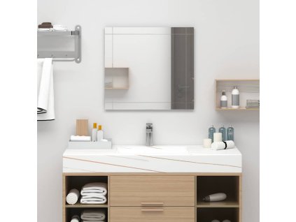 Nástěnné zrcadlo 80 x 60 cm sklo