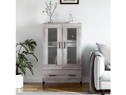 Skříň highboard šedá sonoma 69,5 x 31 x 115 cm kompozitní dřevo