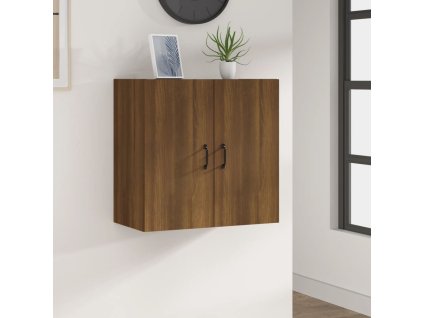 Nástěnná skříňka hnědý dub 60 x 31 x 60 cm kompozitní dřevo
