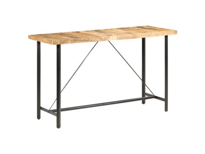 Barový stůl 180 x 70 x 107 cm hrubé mangovníkové dřevo