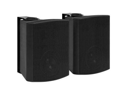 Nástěnné stereo reproduktory 2 ks černé interiér exteriér 120 W