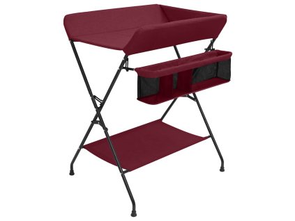 Přebalovací pult červený železo