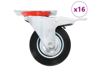 16 ks otočná kolečka 100 mm