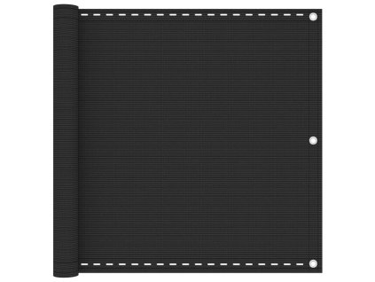 Balkónová zástěna HDPE 90x600 cm antracitová