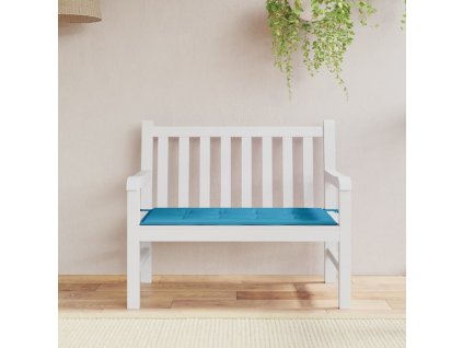 Poduška na zahradní lavici modrá 120x50x3 cm oxfordská látka