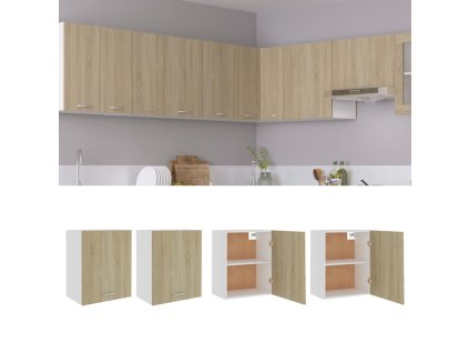 Závěsné skříňky 2 ks "Lyon" dub sonoma 50 x 31 x 60 cm, dřevěné