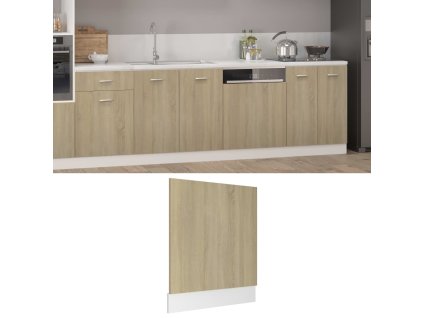 Panel k myčce "Lyon" dub sonoma 59,5 x 3 x 67 cm, konstrukční dřevo