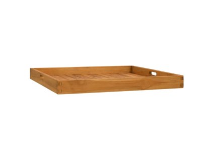 Servírovací podnos 70 x 70 cm masivní teakové dřevo