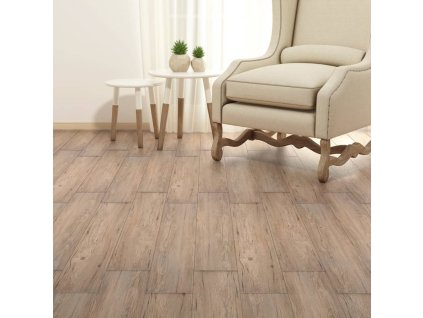 Samolepicí PVC podlahová prkna 2,51 m² 2 mm dub hnědý