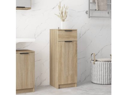Koupelnová skříňka dub sonoma 32 x 33,5 x 90 cm kompozitní dřevo