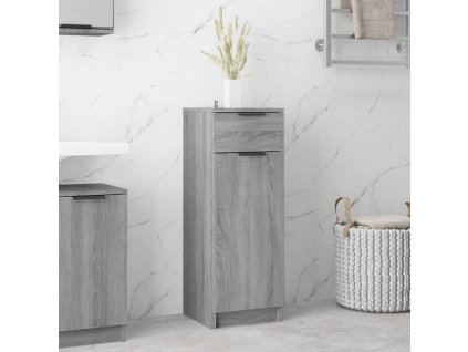 Koupelnová skříňka šedá sonoma 32 x 34 x 90 cm kompozitní dřevo