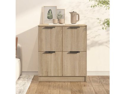 Příborník dub sonoma 60 x 30 x 70 cm kompozitní dřevo