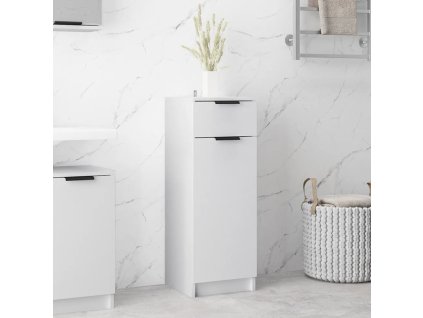 Koupelnová skříňka bílá 32 x 33,5 x 90 cm kompozitní dřevo
