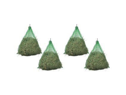 Sítě na seno 4 ks kulaté 0,75 x 0,75 m PP