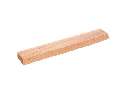 Nástěnná police světle hnědá 60x10x4 cm ošetřený masivní dub
