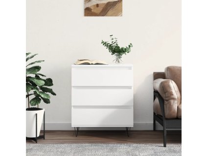 Příborník bílý 60 x 35 x 70 cm kompozitní dřevo