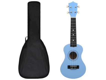 Set soprano ukulele s obalem pro děti blankytně modré 21"