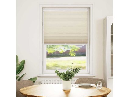 Plisovaná roleta 80 x 100 cm krémová