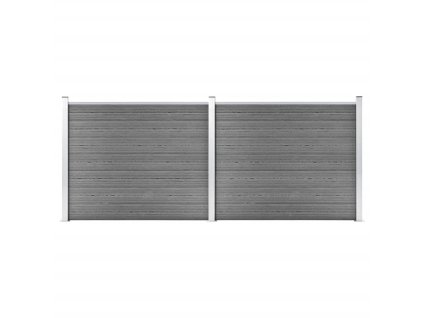 Set plotových dílců WPC 353 x 146 cm šedý