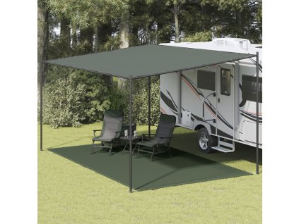 Koberec ke stanu 300 x 600 cm HDPE zelený