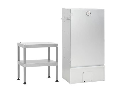 Grilovací trouba / udírna se stolkem pozinkovaná ocel