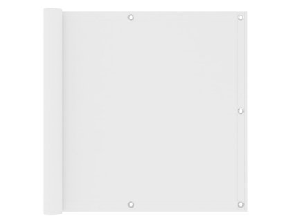 Balkónová zástěna bílá 90 x 400 cm oxfordská látka