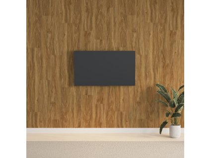 Nástěnné panely vzhled dřeva hnědé PVC 2,06 m²