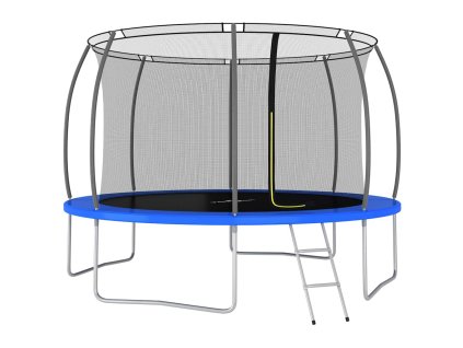 Trampolína s příslušenstvím kulatá 366 x 80 cm 150 kg