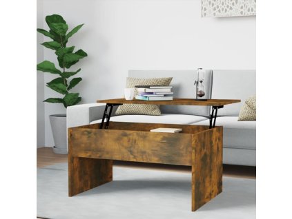 Konferenční stolek kouřový dub 80x50,5x41,5 cm kompozitní dřevo