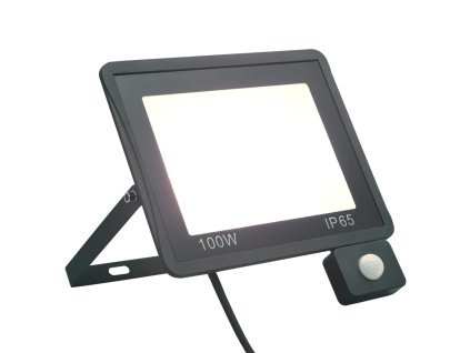 LED reflektor se senzorem 100 W studené bílé světlo