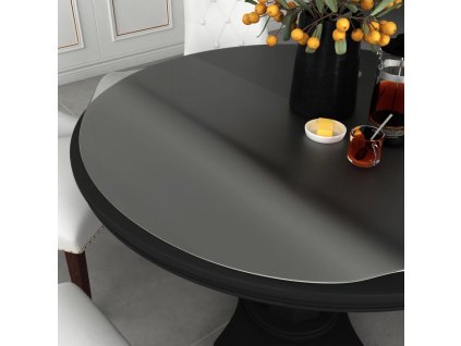 Ochranná fólie na stůl matná Ø 90 cm 2 mm PVC