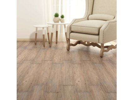 Samolepicí podlahová krytina PVC 5,21 m² 2 mm dub hnědý